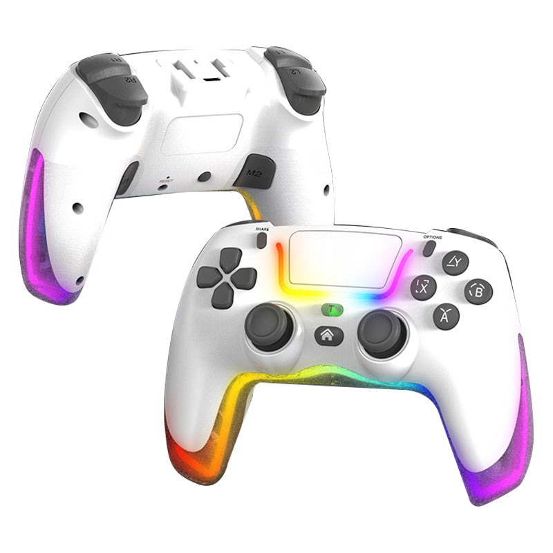 P07 Dazzle Lighting Wireless Bluetooth Controller for PS4 Game Console Handle without Stand P07 Dazzle Lighting Wireless Bluetooth Controller for PS4 Game Console Handle without Stand